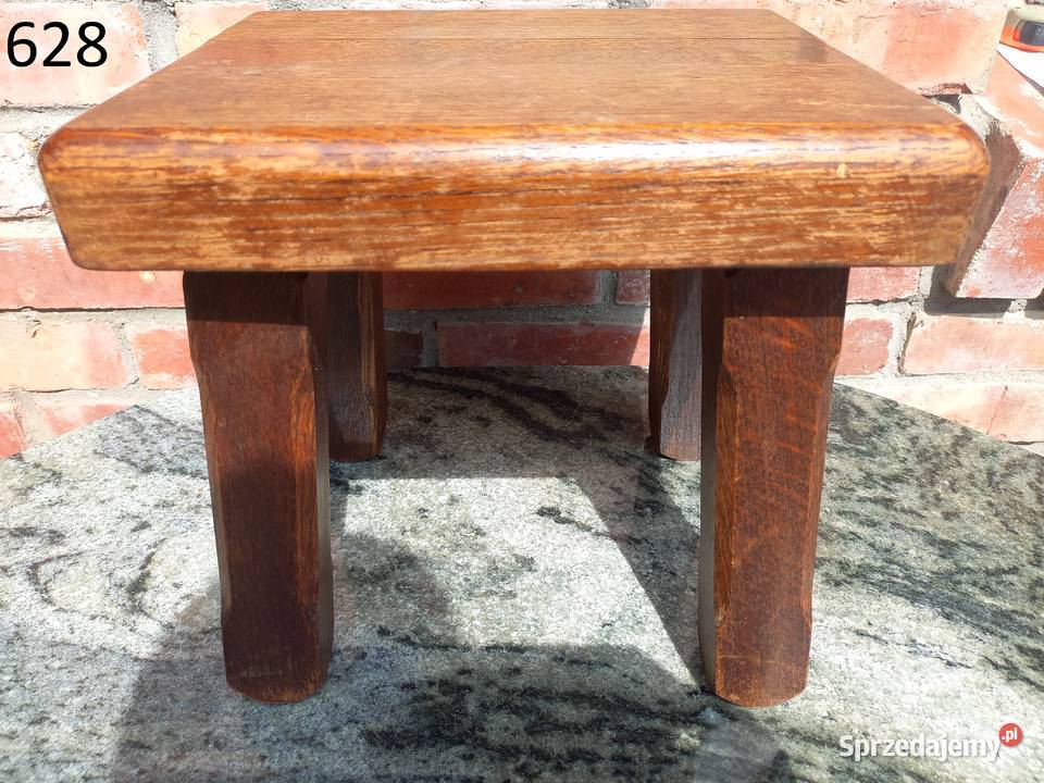 Kwietnik dębowy drewniany Stojak na kwiatek Meble Gawroniec