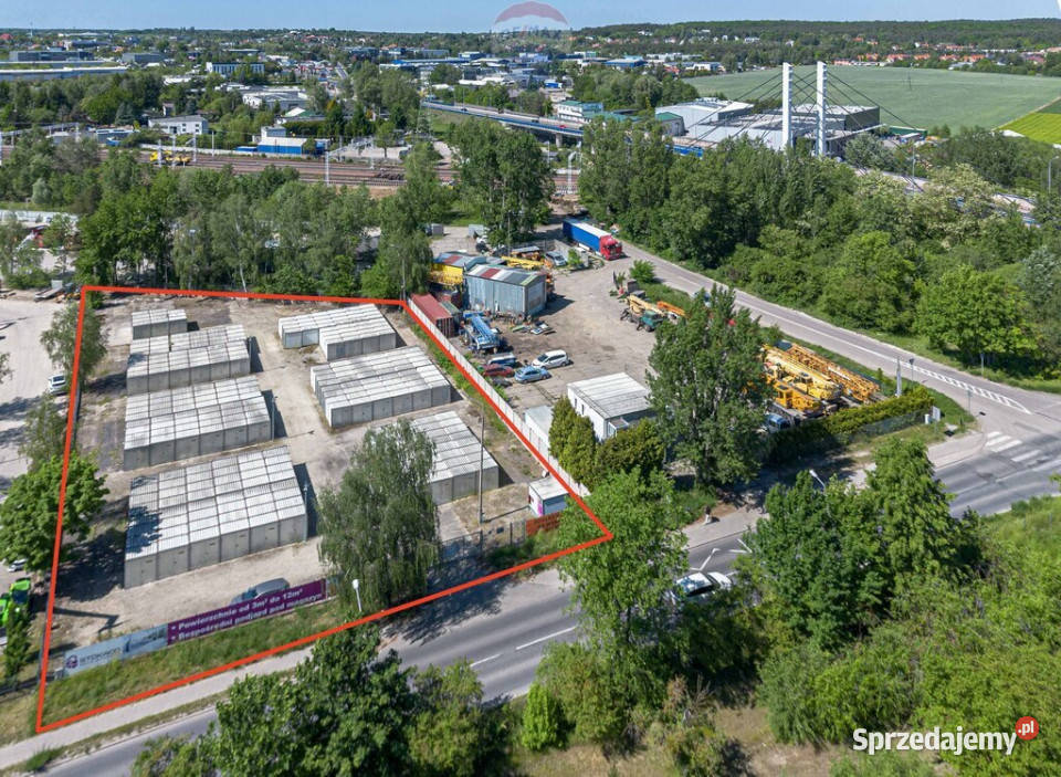 Ogrodzony plac z monitoringiem Poznań Strzeszyn 39m Wynajem wielkopolskie