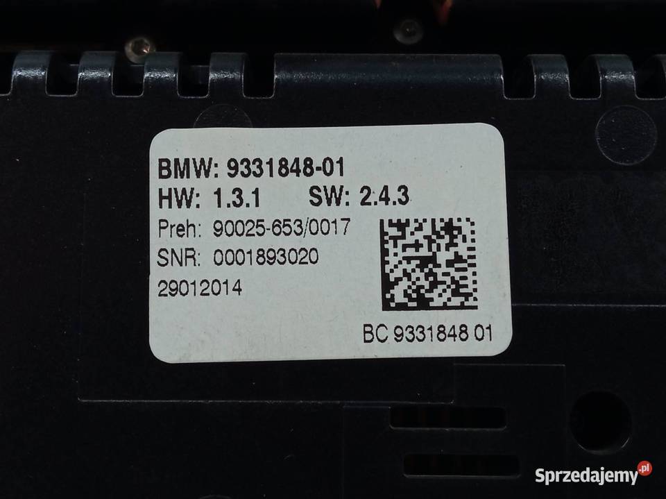 PANEL NAWIEWU RADIA 9331848 Bmw Seria 6 III