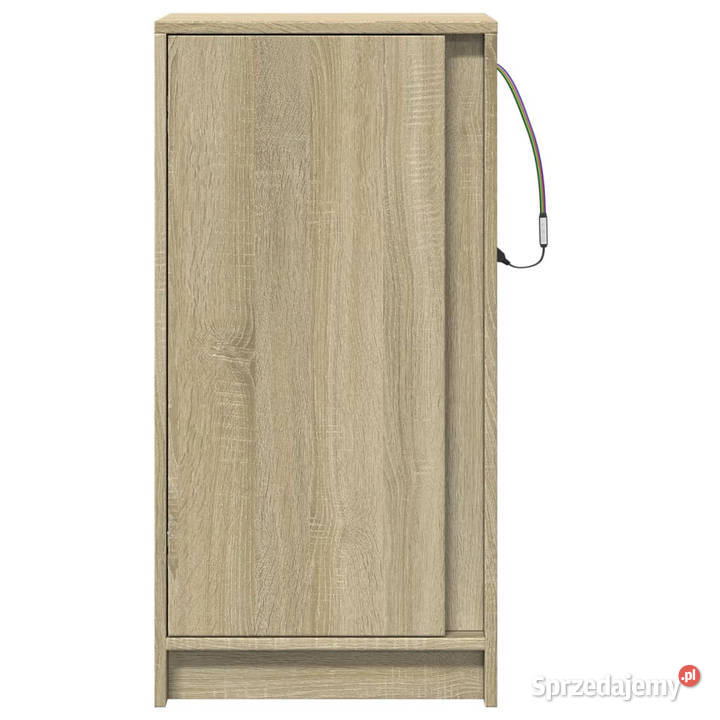 Szafka z LED dąb sonoma 425x34x85 materiał Warszawa