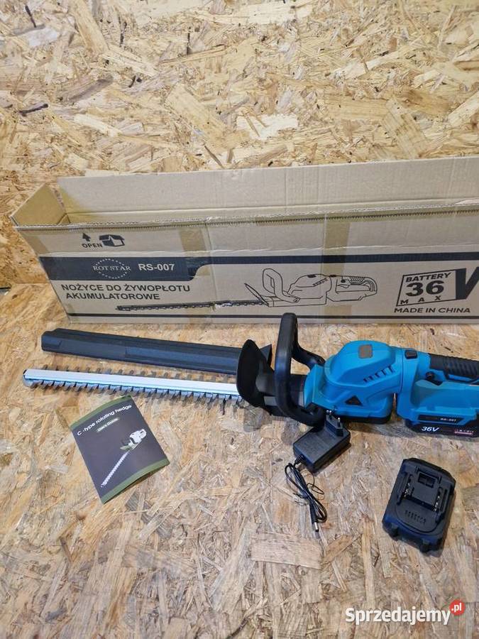 Nożyce do żywopłotu krzewów 2x aku 36v Głogowa