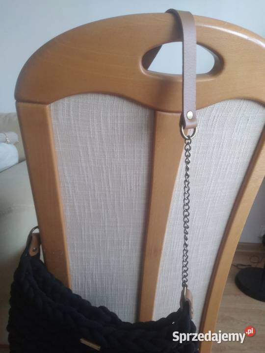 Torba ze sznurka bawełnianego styl BOHO Na ramię  Gostyń