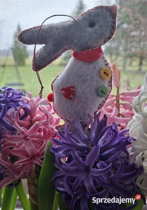 Króliczek zajączek kłapouch zawieszka Wielkanoc 3 lata+ Maskotki małopolskie Kraków