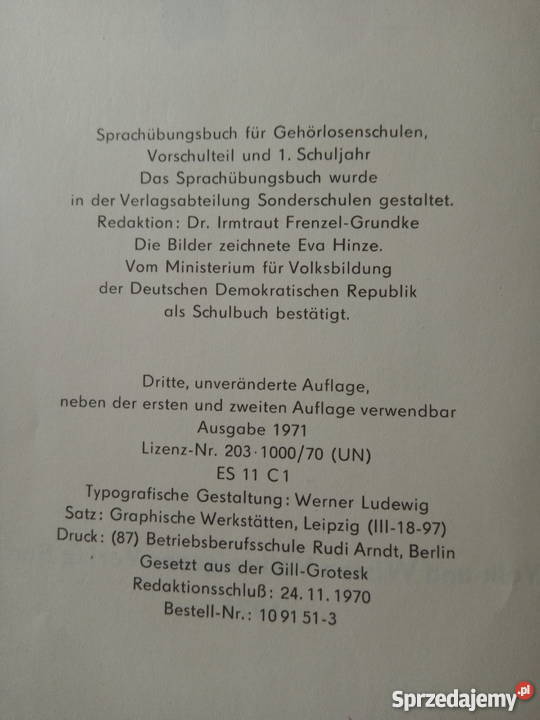 Wir Sprechen ksiazeczka do niemieckiego 1971r śląskie Dąbrowa Górnicza