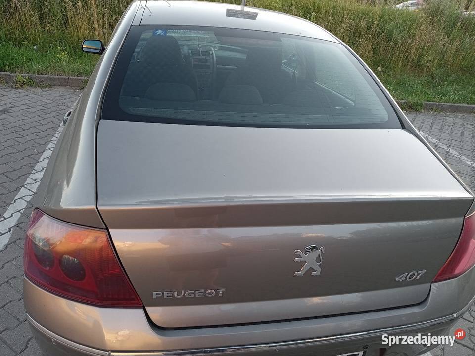 Peugot 407 18 Benzyna przebieg niski salon radio 407 Lublin