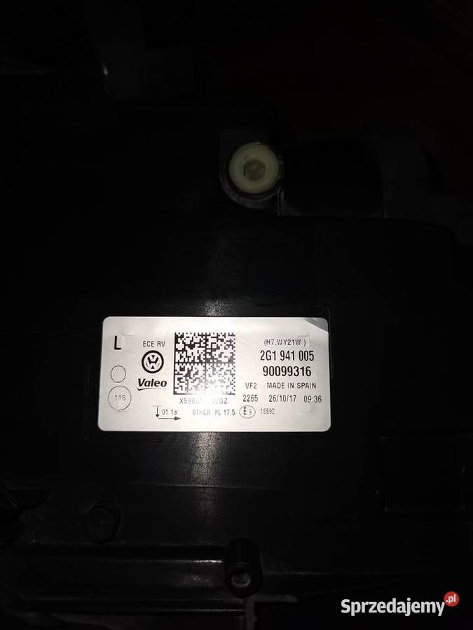 VW Polo MK6 VI Reflektor Lampa Lewa 2G1941005 osobowe Luzino sprzedam