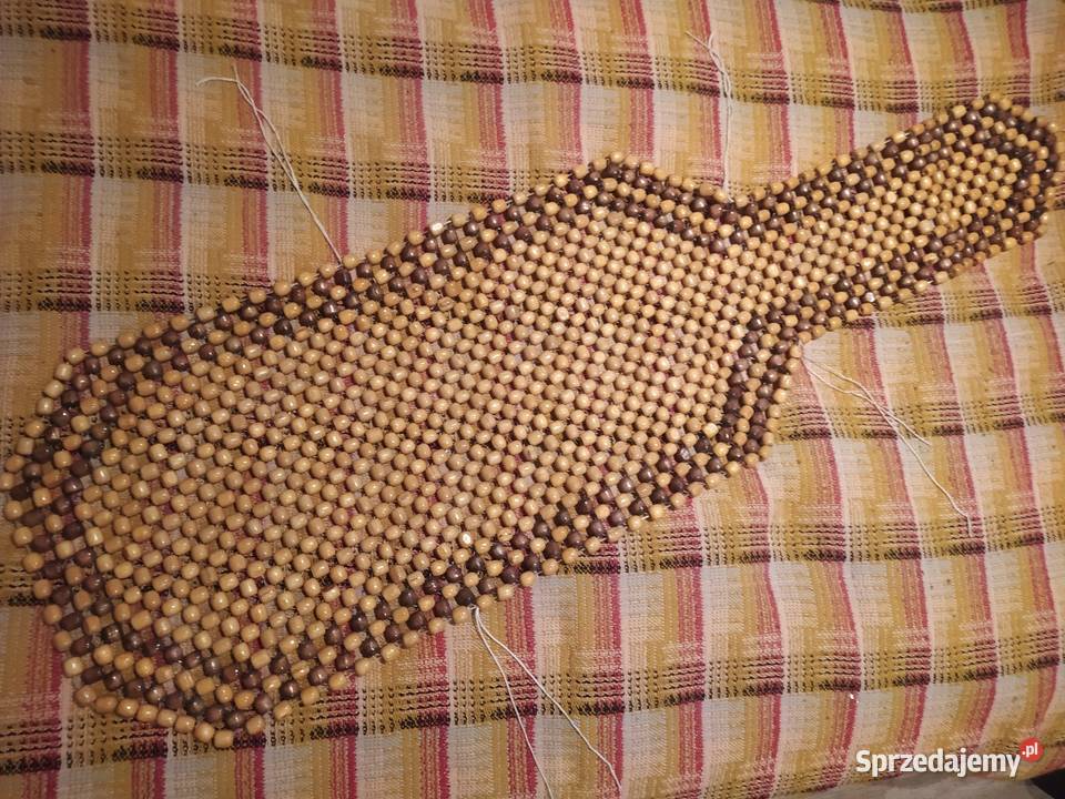 Koraliki na siedzenie samochodowe