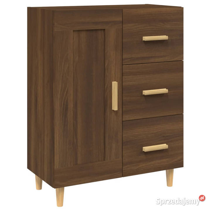 Komoda brązowy dąb 695x34x90 materiał mazowieckie