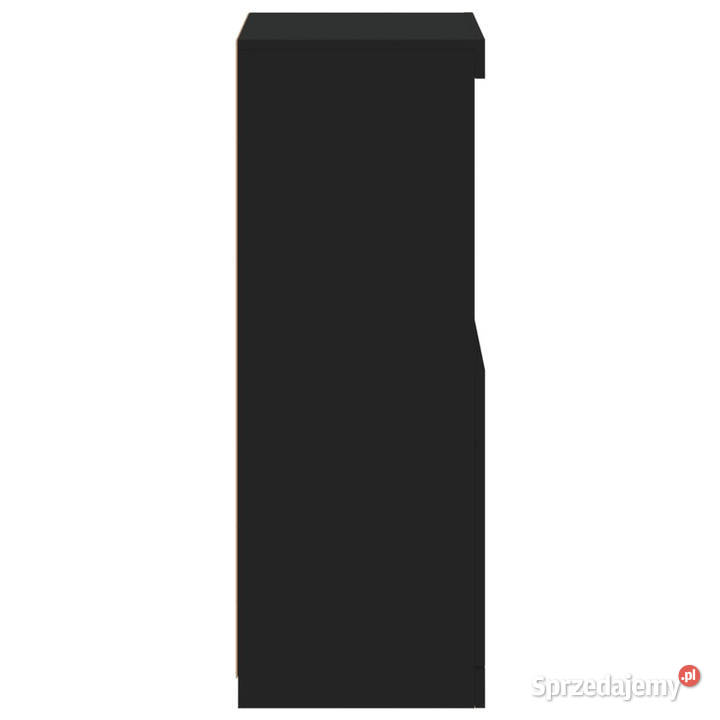 Szafka z oświetleniem LED czarna 41x37x100 Warszawa