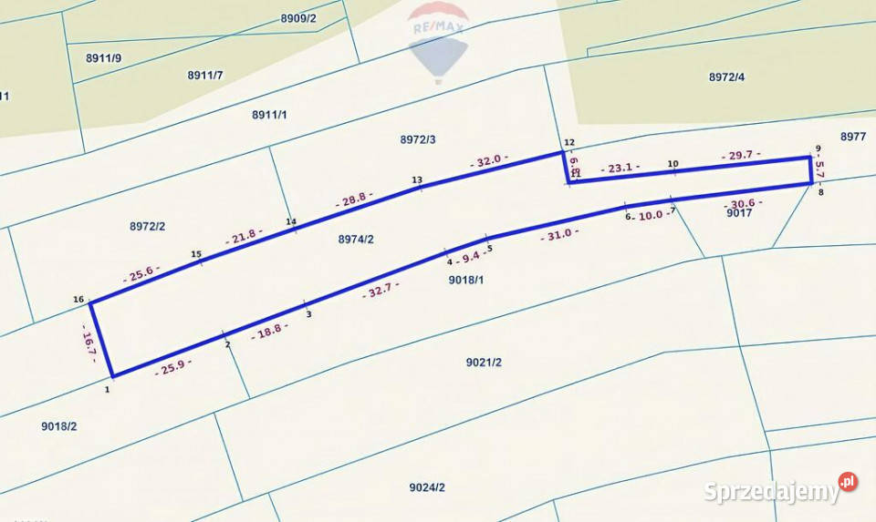 DZIAŁKA ROLNA SPRZEDAŻ ZĄB LIGASÓWKA Ząb