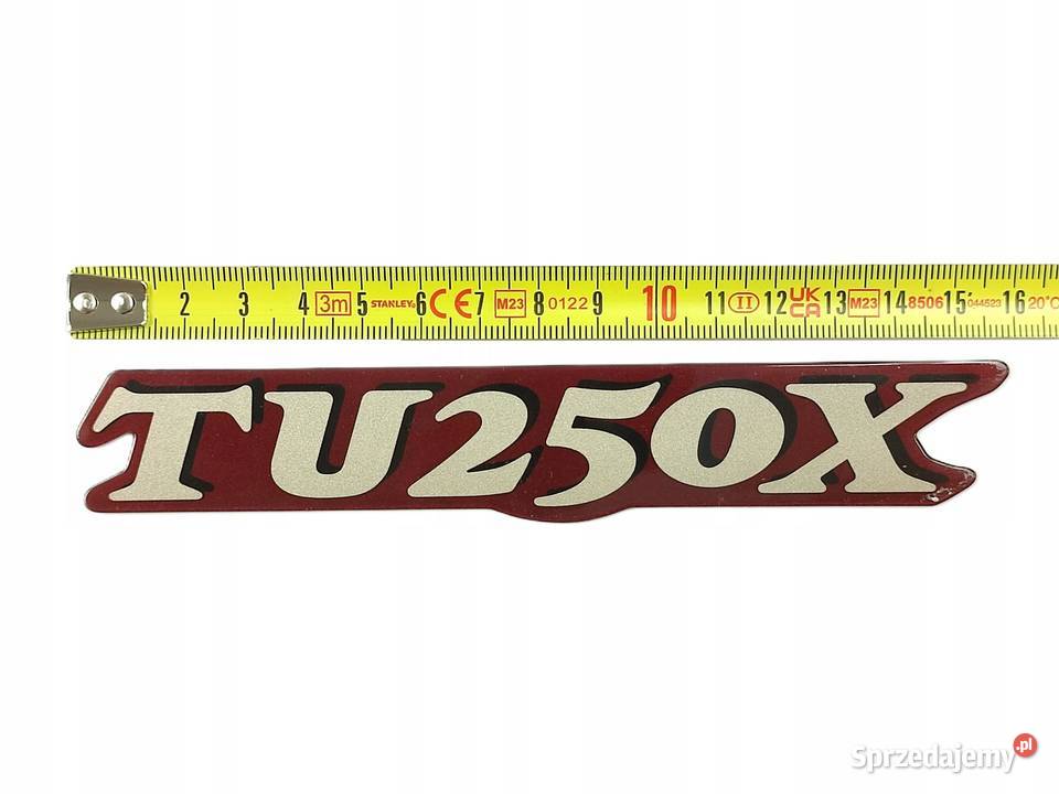 NAKLEJKA TU 250 X NA LEWY BOCZEK SUZUKI TU250X