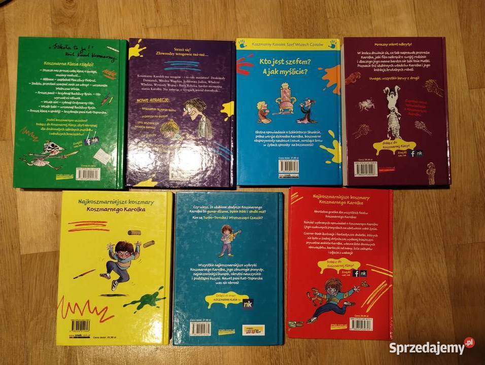 Francesca Simon Koszmarny Karolek 7 książek Giżycko