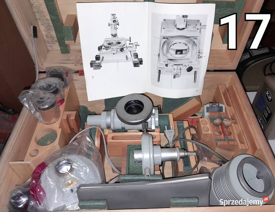 Mikroskop warsztatowy duży MWD PZO Pozostałe Pleszew sprzedam