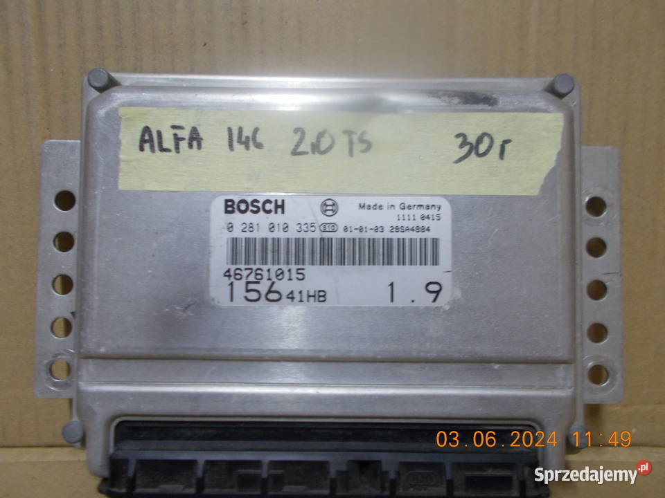 sterownik silnika alfa romeo 20 ts osobowe opolskie Namysłów