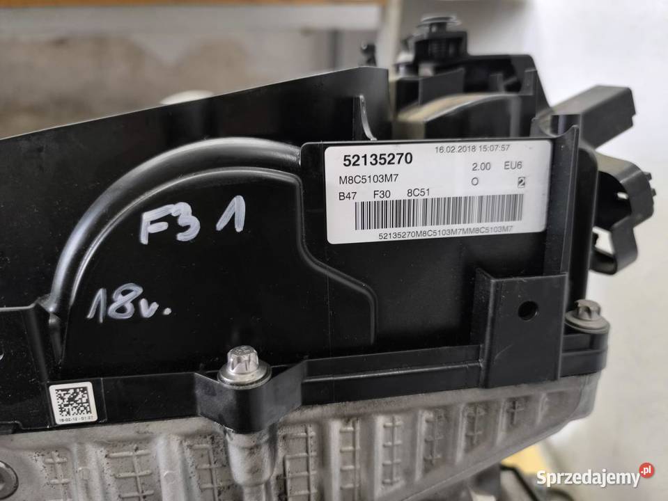 SILNIK SŁUPEK BMW F30 F31 LIFT 18r 190 B47D20A