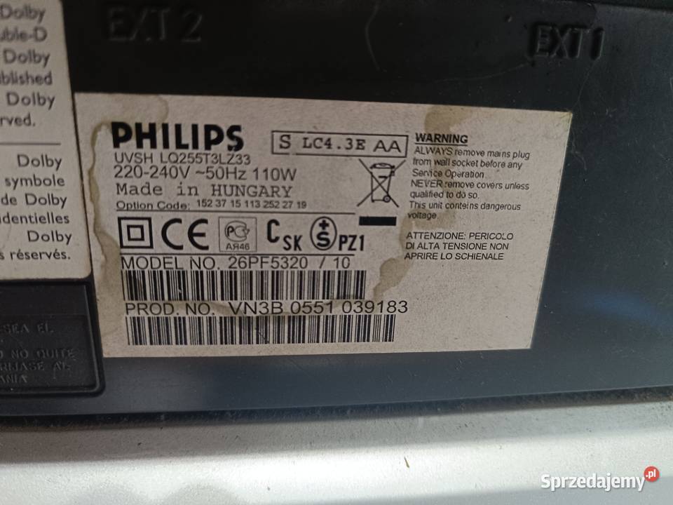 Telewizor Philips 26 Telewizory