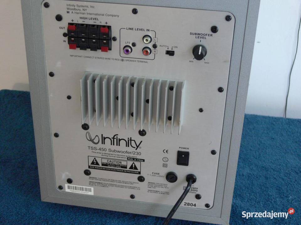 Sub aktywny Infinity TSS450 sub 230 sprawny śląskie Katowice sprzedam