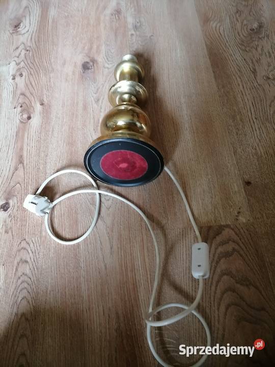 Lampa mosiężna gabinetowa z łat 60 tych Art deco Kraków