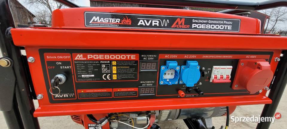 Agregat Prądotwórczy MasterCut PGE8000TE 65kW Pozostałe Przybysławice