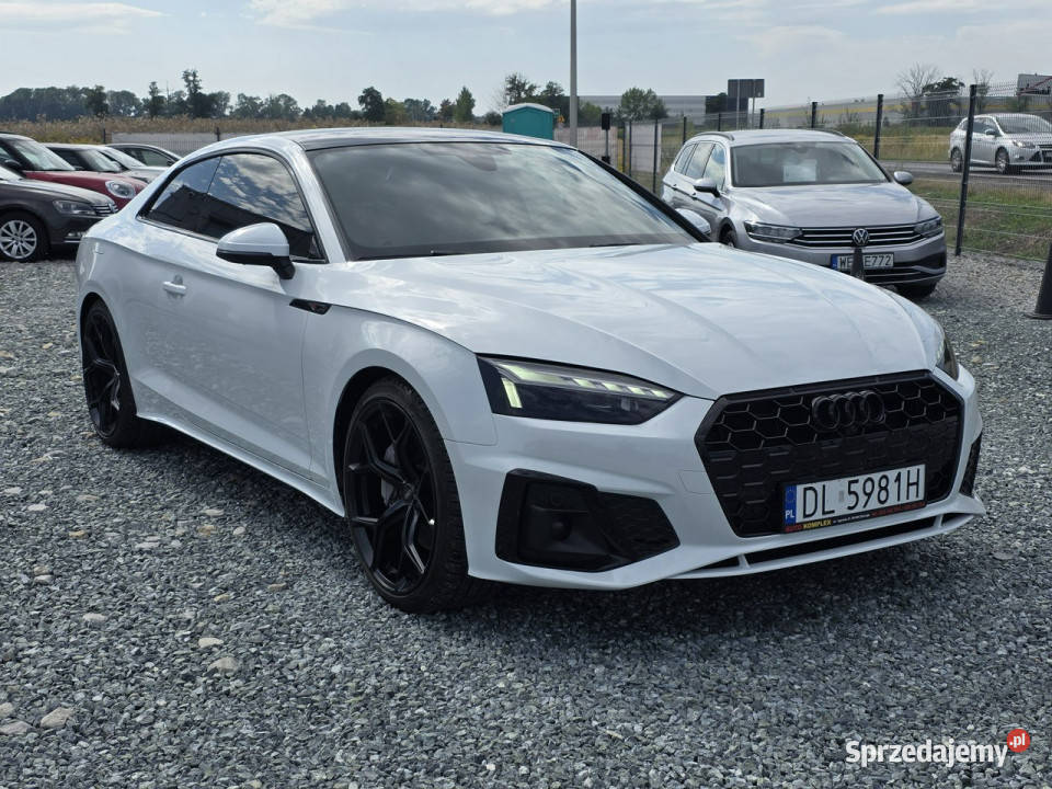 Audi A5 20 TFSI 252 2021r Coupe SLine Quattro Rok produkcji 2021 dolnośląskie Wojkowice sprzedam