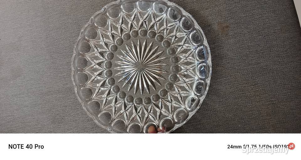 Kryształowa patera zachodniopomorskie Pyrzyce