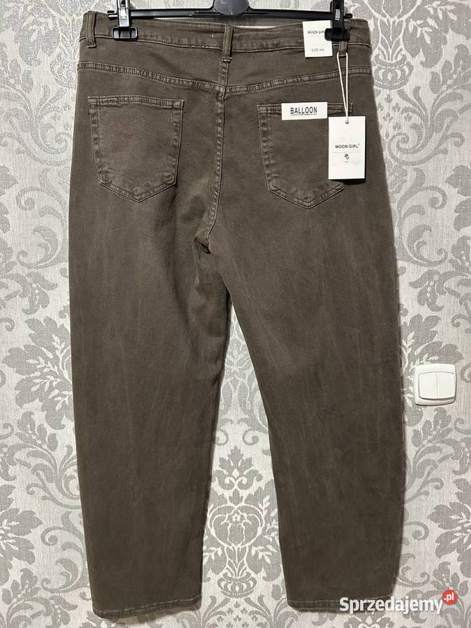 Brązowe dżinsy Balloon 4XL Moon Girl Warszawa