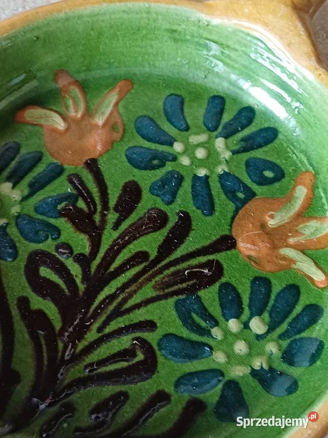 vintage patelnia ceramiczna