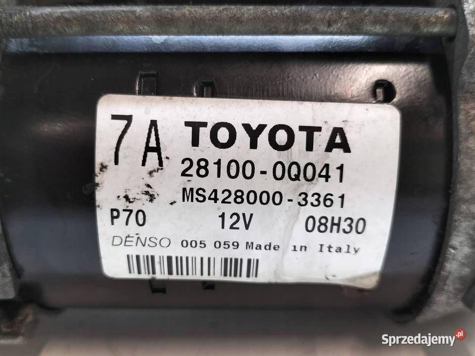 ROZRUSZNIK 281000Q041 10 12V Toyota Yaris II osobowe świętokrzyskie