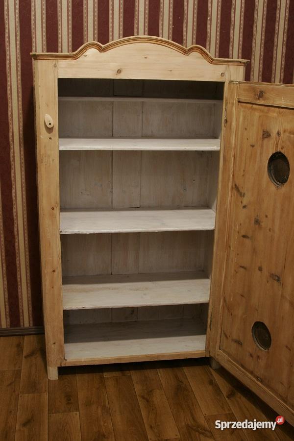 Ludwikowska Szafa Chlebowa Oczyszczona 4 Antyki, Sztuka, Kolekcje Marki