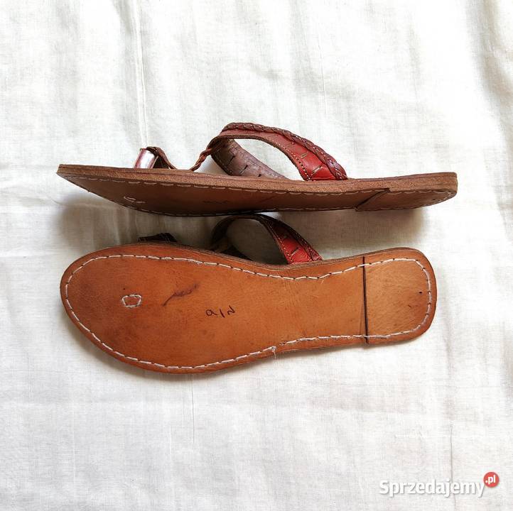 KOHbr Skórzane japonki kohalpuri 39 brązowe inna zachodniopomorskie Szczecin