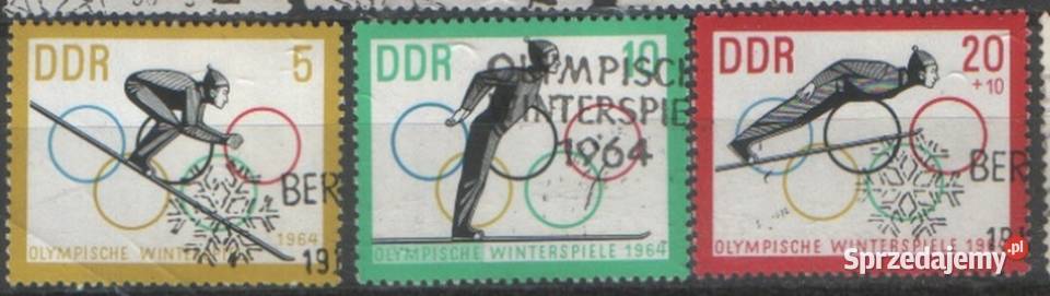 Zn NRD Mi 970 1 50 93 100 2 kas 1963 Filatelistyka Gliwice