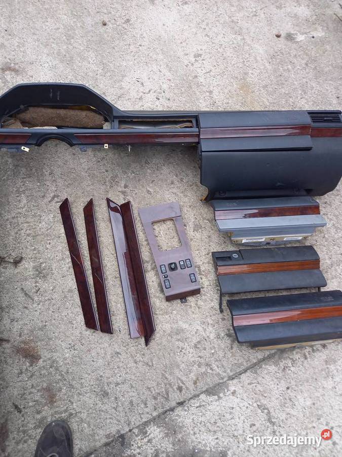 Deska rozdzielcza mercedes 124 drewno tapicerka Łódź