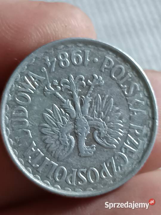 Sprzedam monete 1 zloty 1984 odwrotka 180 stopni Numizmatyka Chełm