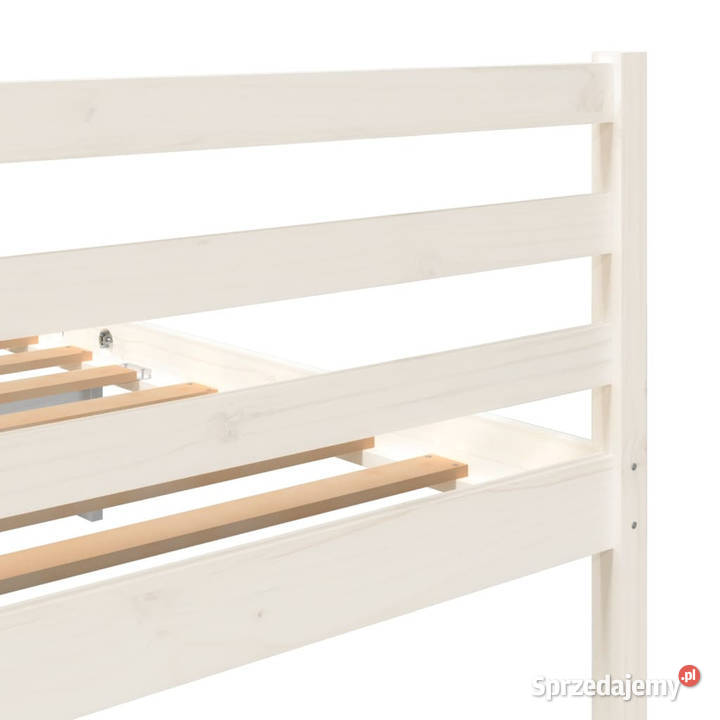 Rama łóżka biała lite drewno sosnowe 150x200 mazowieckie Warszawa