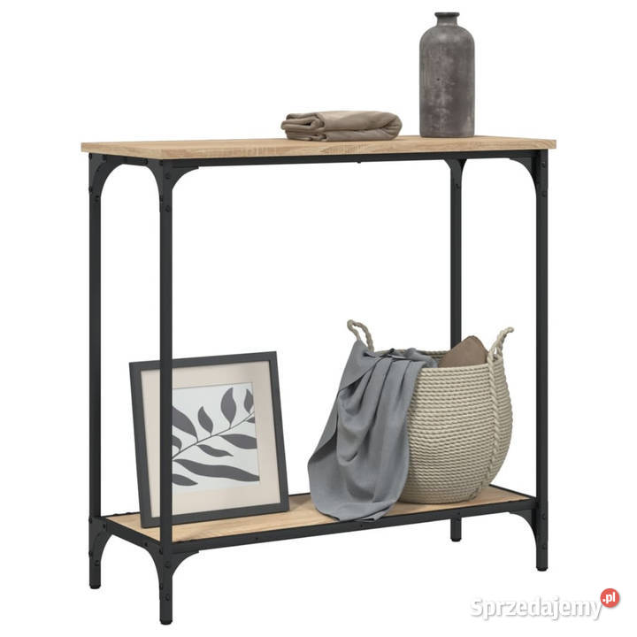 Stolik konsolowy dąb sonoma 75x305x75 WM837708 Warszawa