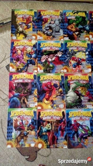 Kolekcja SpiderMan Heroes Villains karty gazetki Pozostałe podlaskie Hajnówka