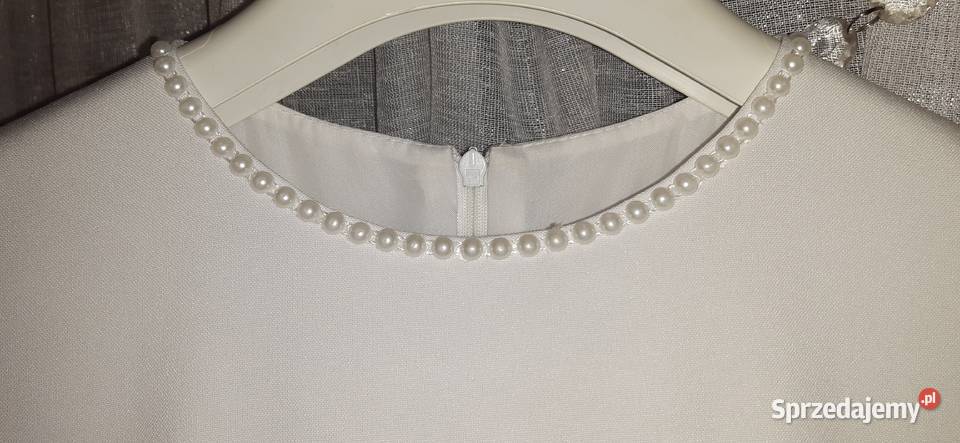 Sukienka komunijna 134140 bolerko torebka