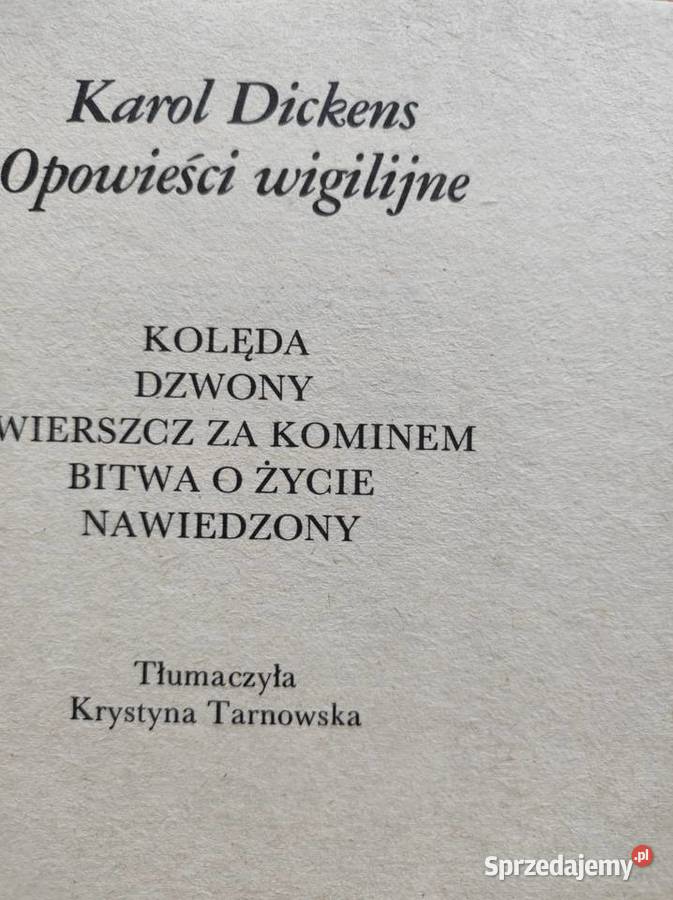 Opowieści wigilijne autorstwa Karola Dickensa Kielce