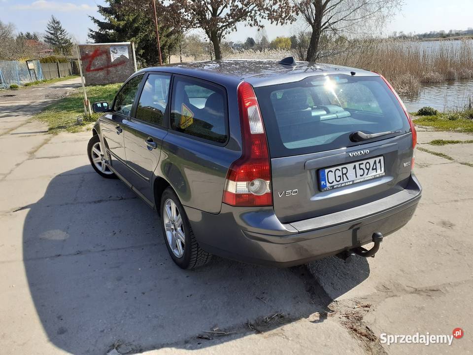 Volvo V50 20d 136 nieuszkodzony Samochody osobowe Łasin