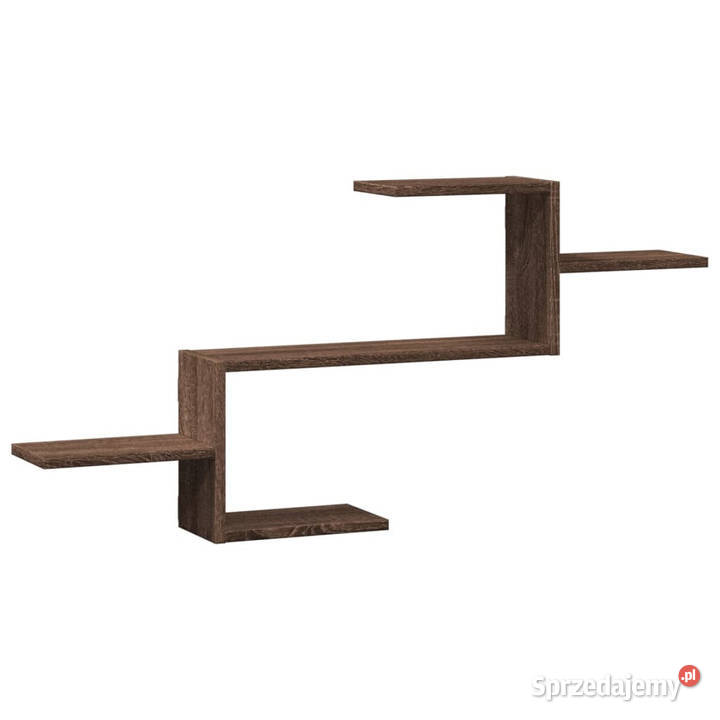 Półka wisząca brązowy dąb 104x15x49 WM853206 Warszawa