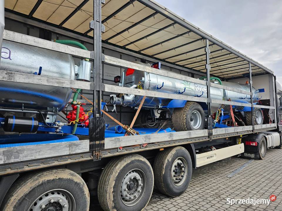 Wóz asenizacyjny 3000L do 30 000L ROSA beczkowóz Rolnictwo małopolskie Nowy Sącz