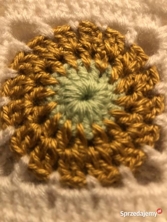 kwadrat babuni kwiaty poduszka narzuta95100 Zegrze