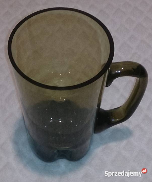 Kufel ciemny przyciemniony dymny 07L Szkło śląskie Czeladź sprzedam