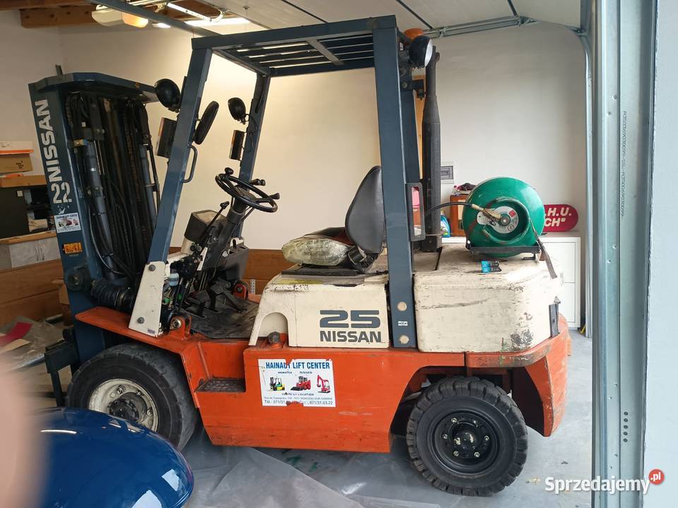 Wózek widłowy NISSAN 25 FJ02A25U 25 tony GAZ Wrocław