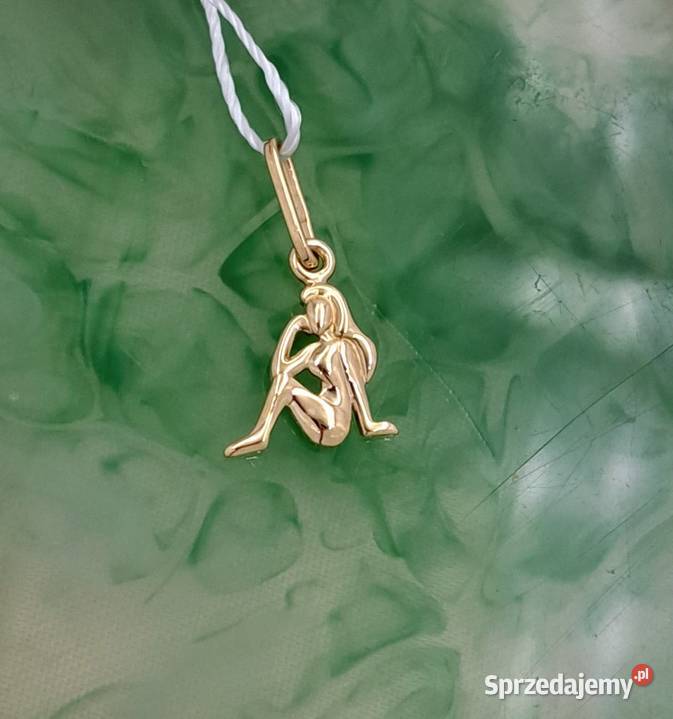 20 Wisiorek Złoty 585 Znak Zodiaku PANNA Z1168 Pozostałe wielkopolskie