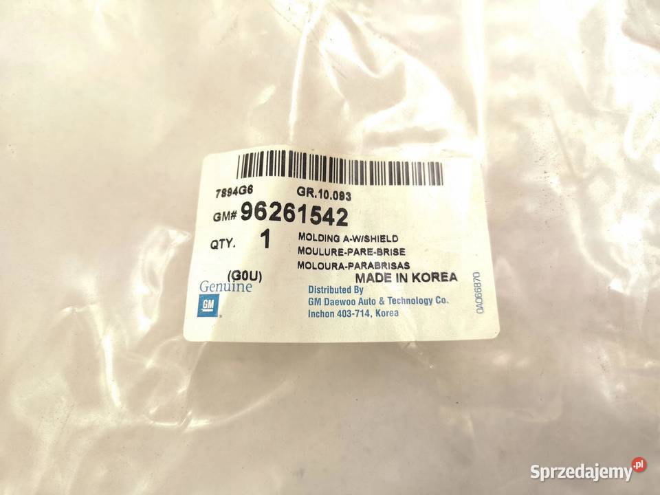 USZCZELKA SZYBY CZOŁOWEJ CHEVROLER REZZO 0511 osobowe