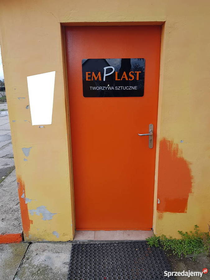 REKLAMA tablica informacyjna PLEKSI logo Klienta Radwanice