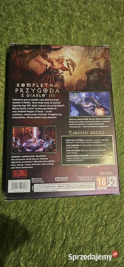 DIABLO III BATTLE CHEST z Dodatkiem okazja Szprotawa