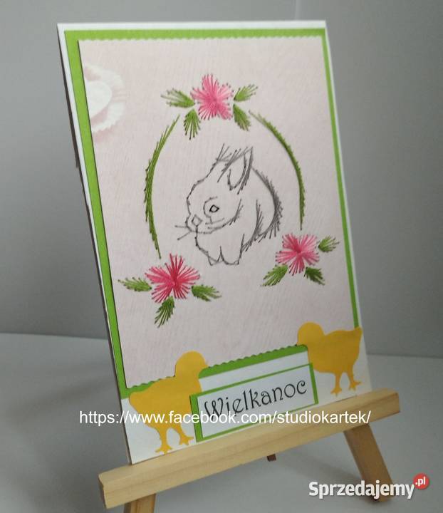 KARTKI WIELKANOC Komunia Ślub itp Handmade Białystok