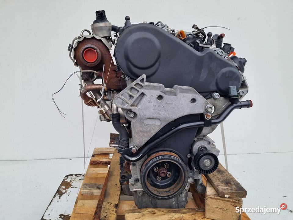 SILNIK KOMPLET VW EOS 20 TDI 140 ładnie pali 166 Części samochodowe